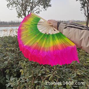 中国风扇子加厚广场舞日常水墨六一运动会拍照折扇双面绣
