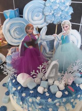 Princess Cake Decoration Frozen Cake Cupcake Toppers Cake Fl