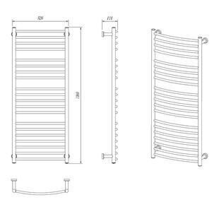 雅美特厂家供应电热毛巾架 非标电热毛巾架 浴室柜挂件 来样来图