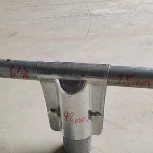 园艺配件箍型钢管养殖温室通卡夹卡鸭嘴大棚卡骨架丁字三管卡直t