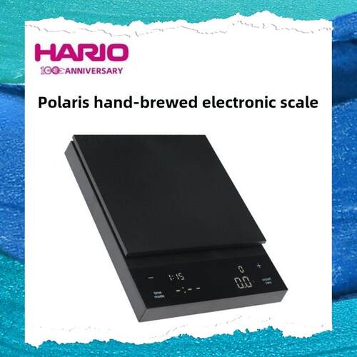 HARIO电子秤北极星手冲咖啡豆粉称重计时粉水比家用厨房烘焙秤CST