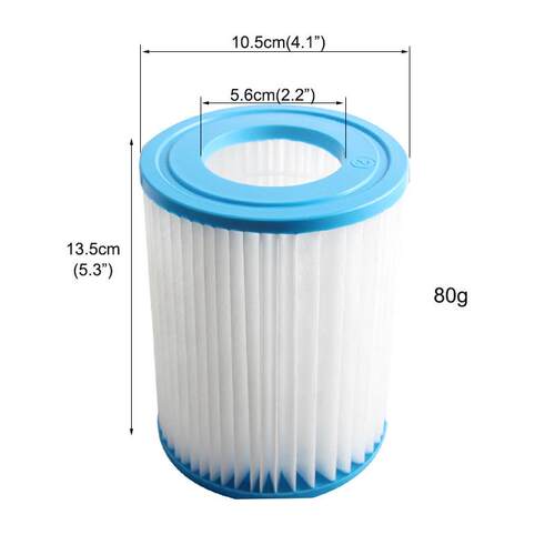 530gal 2200L/H 欧规水池过滤泵清洁器适合INTEX水池32mm进出水口