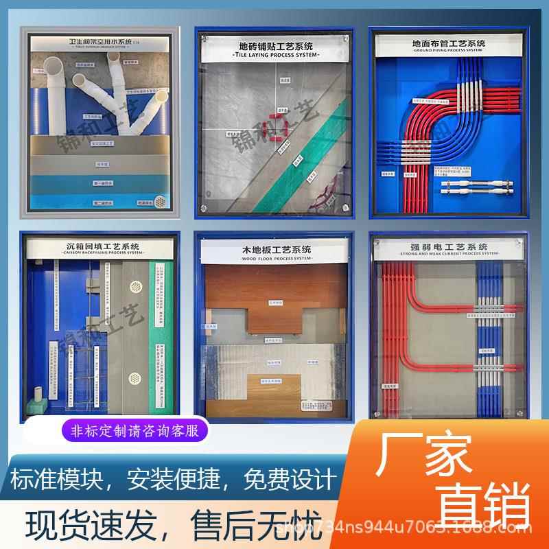 工艺系统工程展柜可移动优质展示架展厅陈列柜装修公司多功能