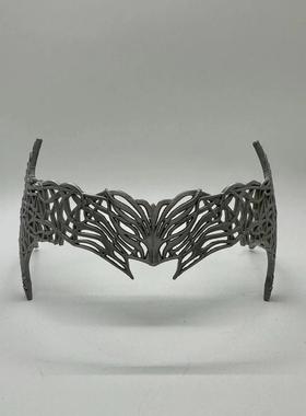 3D打印头饰头戴威卡王冠阿加莎