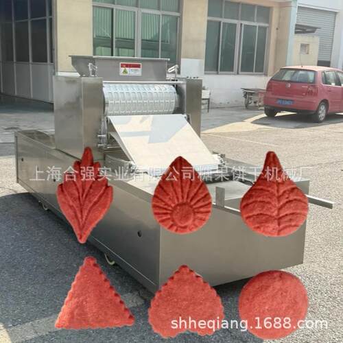 上海合强供应HQ-BG600酥性饼干成型机 辊印饼干机 接盘饼干机设备
