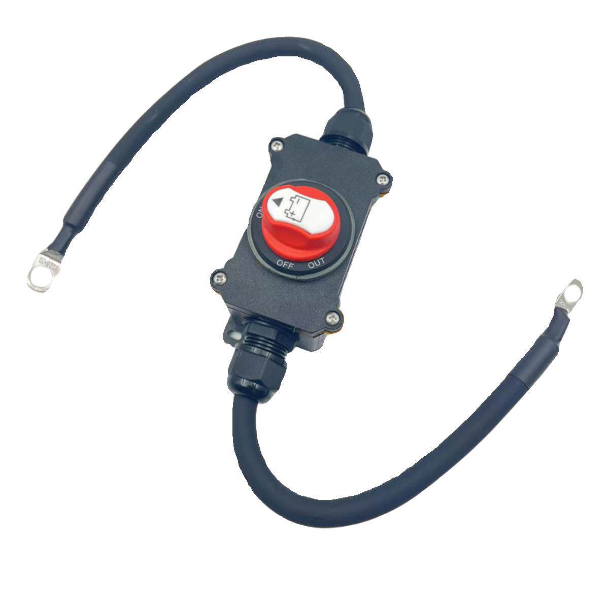 小车汽车房车直流防跑漏电12V/24V电瓶断电防水开关电池闸刀电源