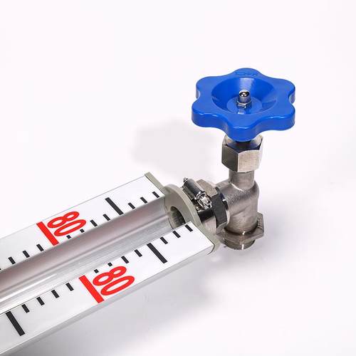 有机玻璃管液位计消防水箱水池水位计不锈钢螺纹法兰连接带刻度尺