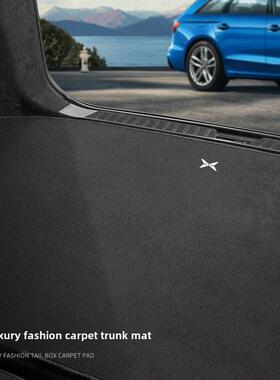 定制小鹏M03行李箱垫P7+ G6 G9P5 G3I X9麂皮行李箱垫汽车内饰