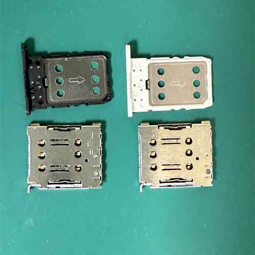 6PIN NANO SIM卡座 卡托分黑色和白色MUP-C7808-31和MUP-C7808-1