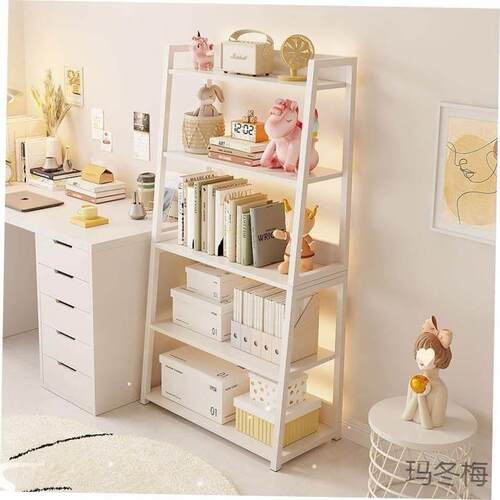 Bookshelf bedroom simple bookcase living room bookrack 书架