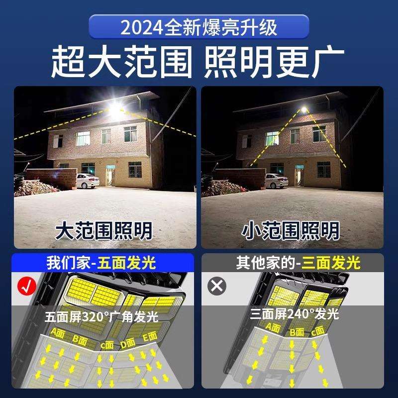 防88554524新太照阳能一体灯农村节能家庭院照明灯雨防雷感应太阳