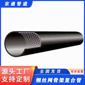 天津源头厂家钢丝网骨架pe复合管给水管钢丝网骨架复合管160