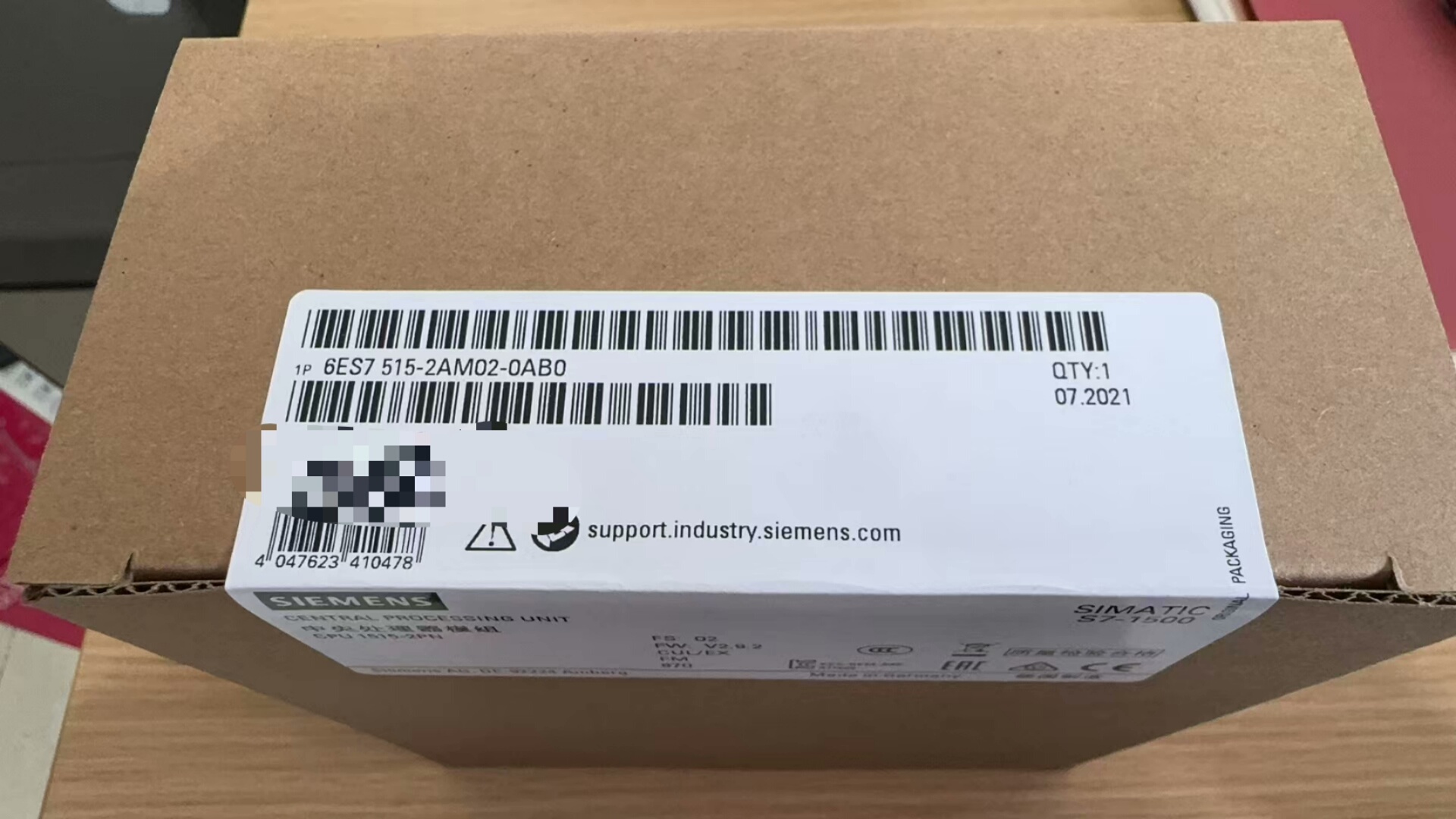 6ES7515-2AM02-0AB0现货直发，顺丰包邮