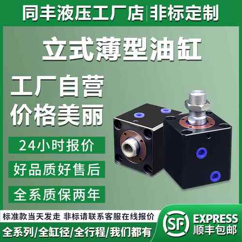 液压油缸立式内牙/外牙薄型油缸CX-SD20/25/32/40/50/63小型模具