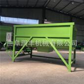 家庭养殖青储饲草搅拌机养牛场电动双轴混料机方便人工牛羊拌料机