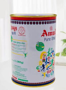 现货新鲜indian food印度酥油原装进口食品AMUL GHEE醇牛油 酥油