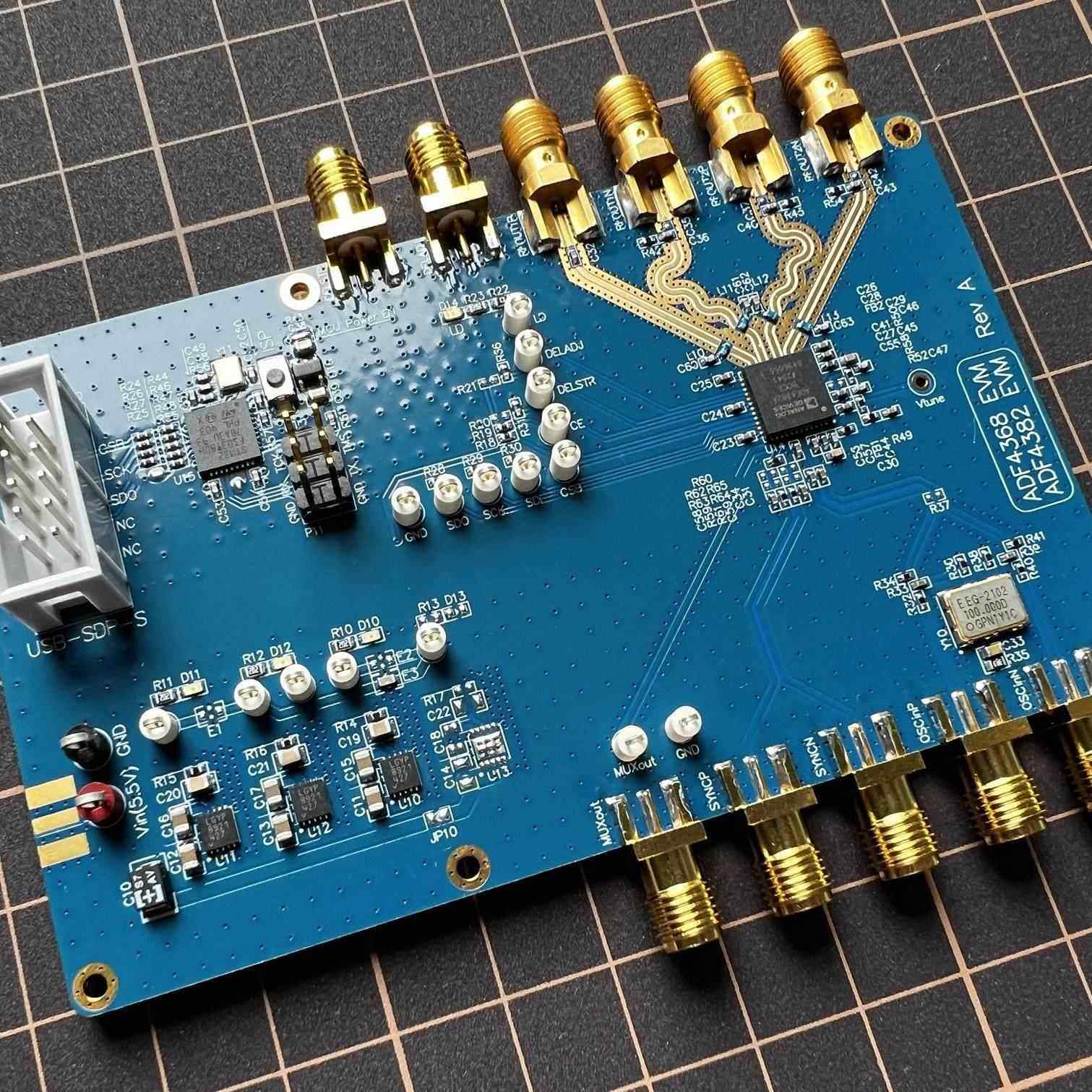 ADF4382BCCZ 开发板 评估板 RO4350B高频板 ADI官方软件控制