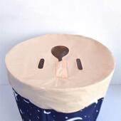 浴桶桑拿汗蒸保温盖折叠泡澡桶盖子洗脚桶保温罩浴桶配件魔术贴盖