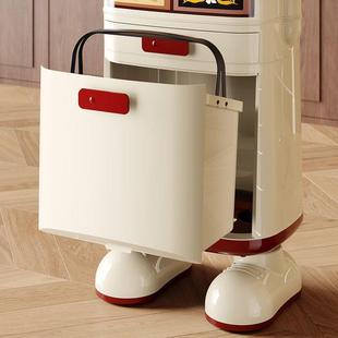 余分离客厅带轻奢高档厨用大 502干盖湿新款 垃圾桶厨房家高款 5028