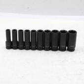 2六角套筒扳手重型10件套套筒气动头风炮拆卸多型号适配