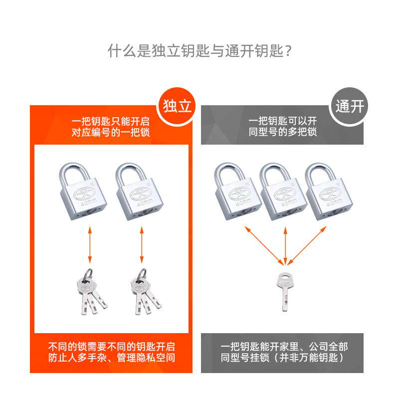 新款直销玻璃门锁挂锁u型锁插锁防水不锈钢宿舍锁加长防盗锁头商