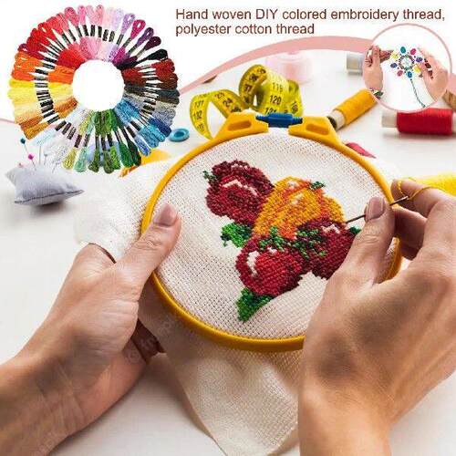 Embroidery Floss Embroidery String Supplies Sewing Arts