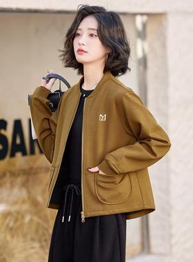 休小个子洋气减龄短外套女ZMENG29720宽5春季新款棒球服时尚松闲