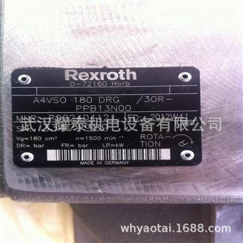 力士乐液压泵A4VSO40LR2/10R-PPB13N00