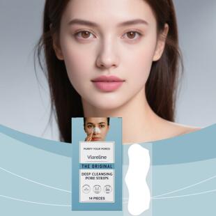 Nose Clearing Blackhead oil Gentle facial Strips VIARELINE