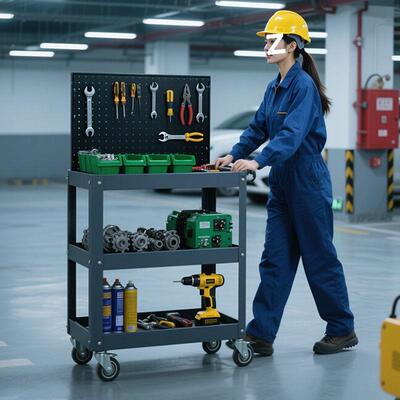 具车重型汽修五金移动工三工作台层312加厚万向轮间车小型周转小