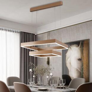 L客厅吊灯约现代大气ED顶创意SD 餐厅长简方形大厅吸灯灯 0132个性