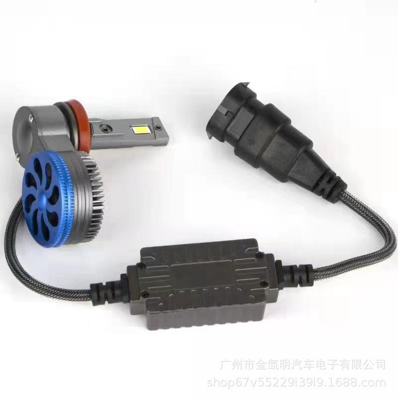 汽车大灯大功率H11偏芯专车汉兰达2018款LED奇骏