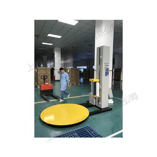 自动预拉伸型缠绕机小型包装机工业包装膜裹绕设备厂家直供
