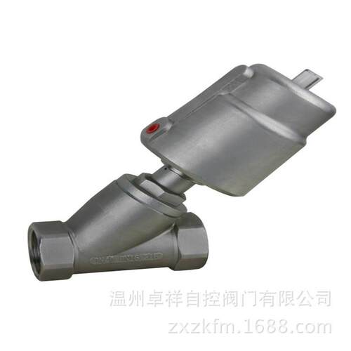 气动角座阀扣气614动装角阀Y6快15W-16P不锈钢座气动丝角座阀