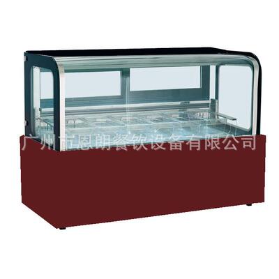 厂家直销 6盘硬冰柜 110V ice cream showcase 台式冰激凌展示柜