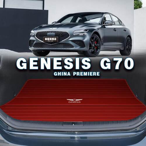 适用于2026款捷尼赛思G70后备箱垫GENESISg70真皮防水尾箱垫改装
