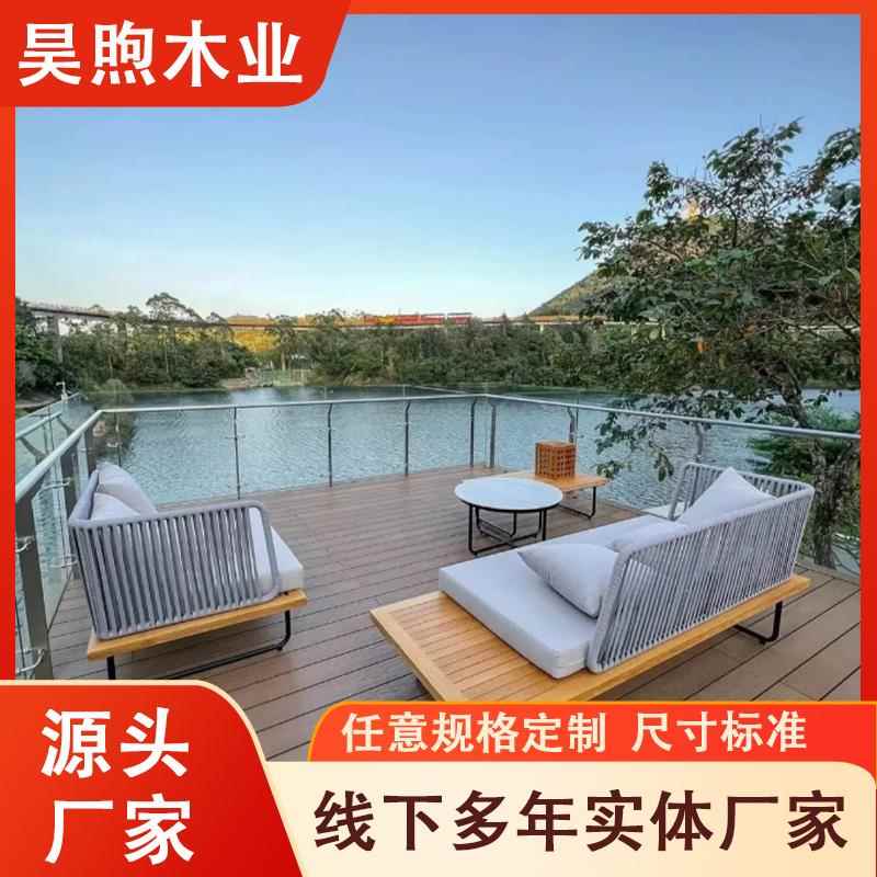 室内塑木地板户外庭院走廊室外阳台铺装地面铺设自铺小院子防腐木