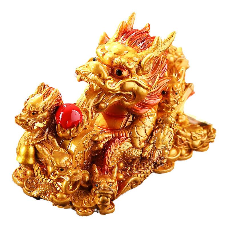 龙年茶宠变色小摆件高端生肖可养招财茶玩茶桌茶台茶盘茶具配件