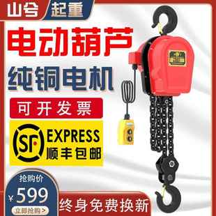 环链电动葫芦380v1吨2吨3吨5吨10t群吊机电动葫芦220v倒链提升机