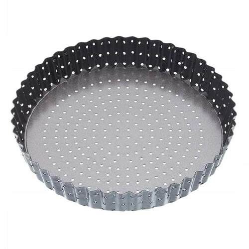 Flan Tin Tart Pie Pan Fluted Cake Baking Tray不粘冲孔派盘