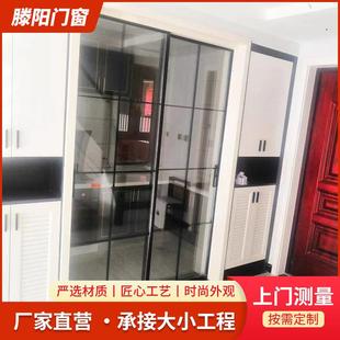 时尚 新款 简约双轨两扇推拉门家用室内推拉门厨房阳台隔音门窗