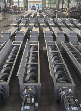 螺旋输送机不锈绞龙送泥沙钢DAB上输料机污泥处理设升备管式绞龙