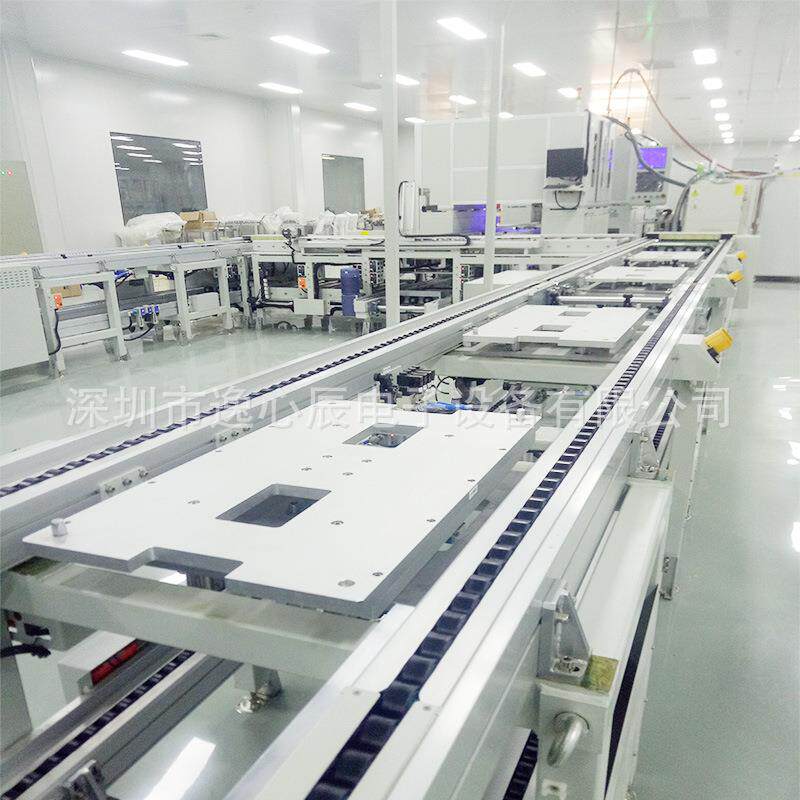 长安镇智能工具柜组装线设计左右平面横移循环导轨铝型材托辊式