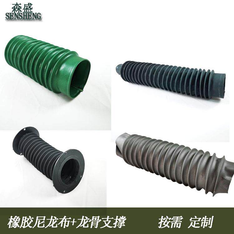 油缸圆形护套 耐高温丝杠保护套 圆形防护罩 防火圆形防护罩