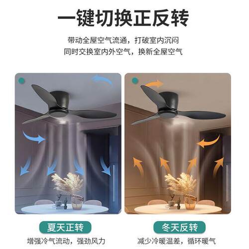 大风力复古吊扇新款家用客厅餐厅电扇商业低楼层卧室房间吸顶风扇