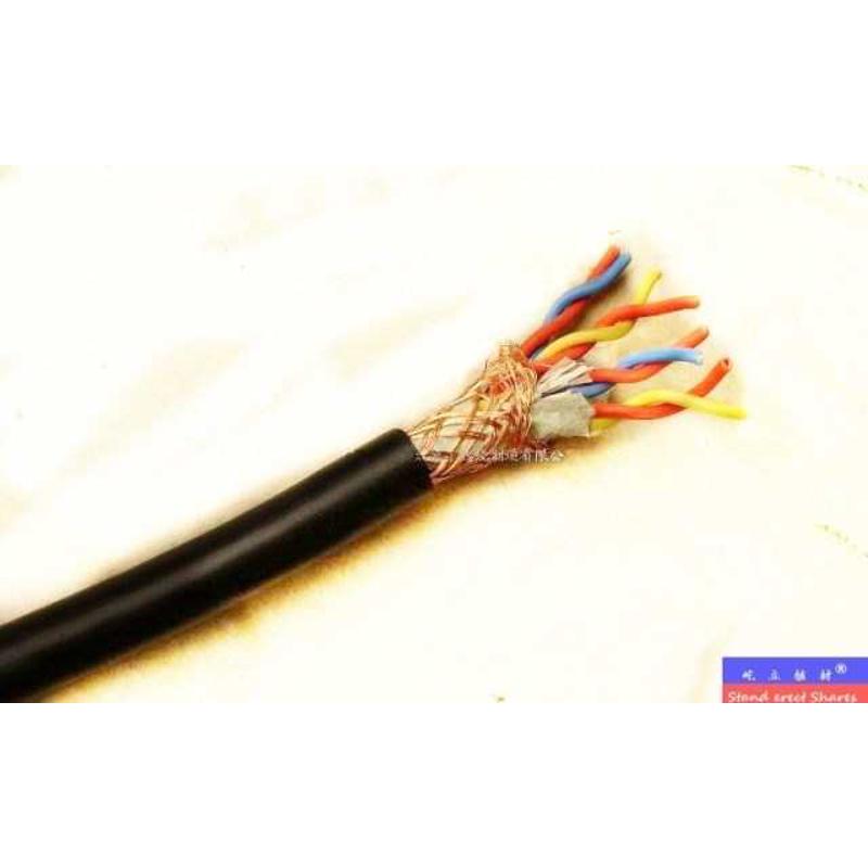 纯铜国标485信号线 双绞屏蔽线RVSP4芯0.75平方 RVSP4X0.75平方