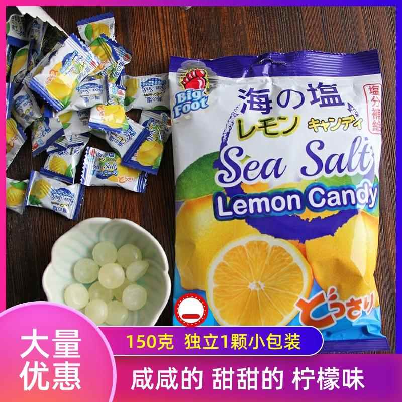 大马碧富海盐咸柠檬糖150g包装马来西亚进口糖果薄荷糖清凉润喉