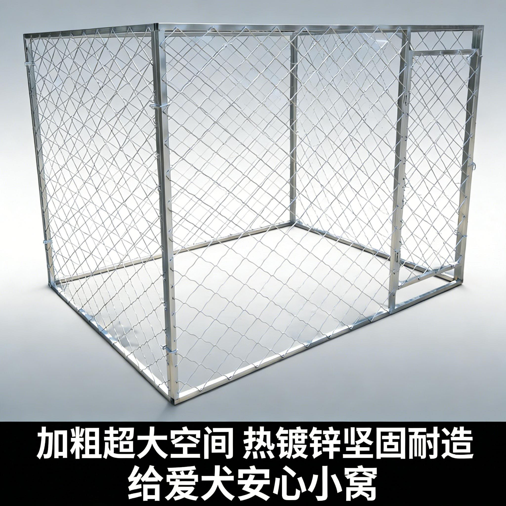 狗笼中大型犬户外跑笼超大狗笼子室内网格德牧圈养加粗中型大栅栏