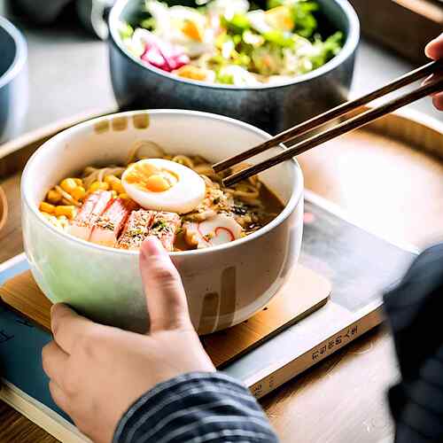 碗家用2024新款高颜值特别好看的饭碗个人专用碗筷陶瓷大碗面碗