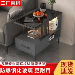沙发边柜侧边柜桌子茶几小型边几迷你客厅边桌靠墙简约轻奢置物架